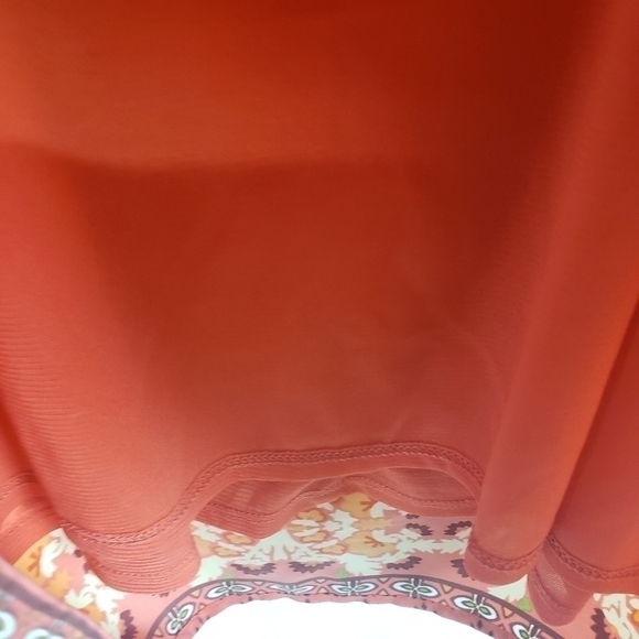 Old Navy Coral Print Sheath Dress Size M - Picture 6 of 11